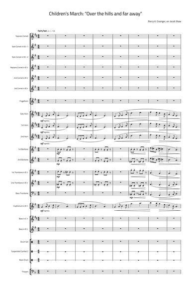 Children's March: Over the Hills and Far Away (arr. Jacob Shaw)