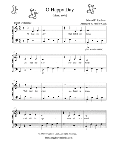 O Happy Day (arr. Arranged by Jenifer Cook)