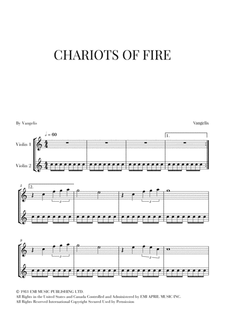 Chariots Of Fire (arr. Cadenza Editions)