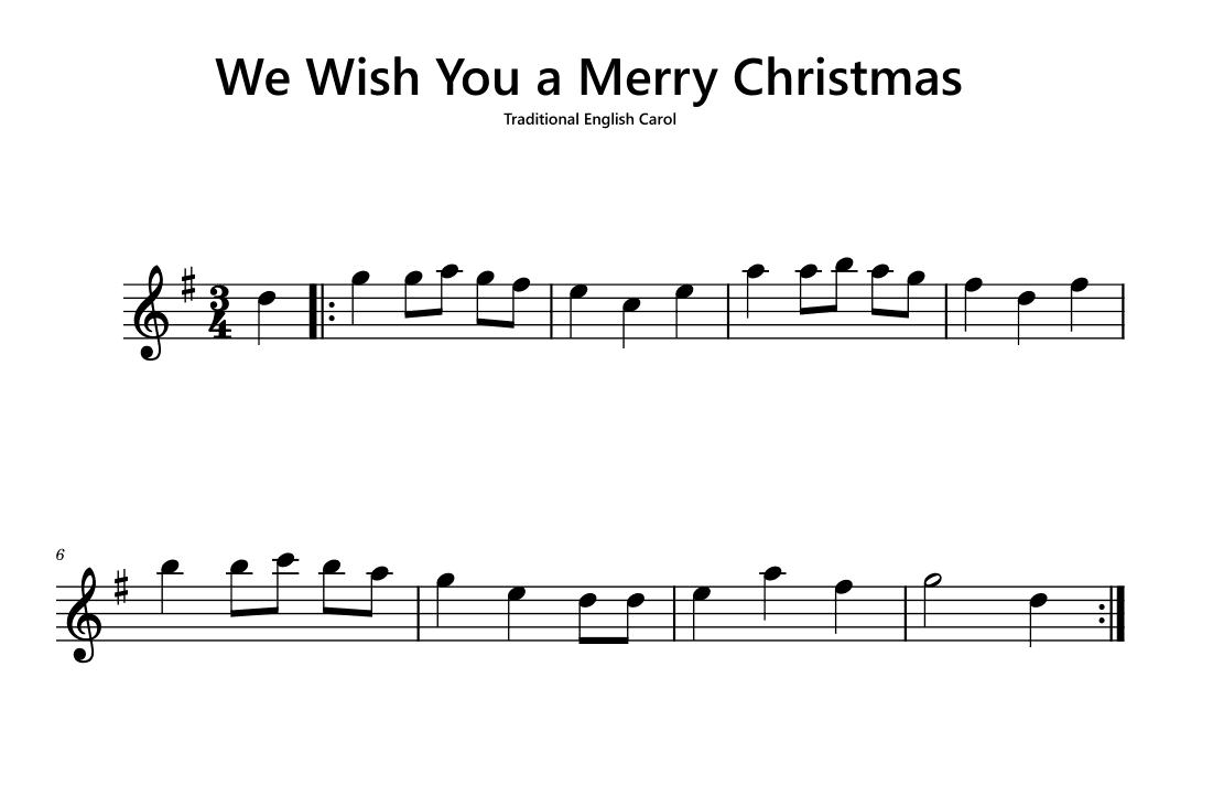 We Wish You a Merry Christmas (arr. Funtom)