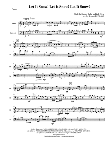 Let It Snow! Let It Snow! Let It Snow! (arr. Kenneth D. Friedrich)