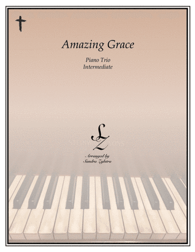 Amazing Grace (1 piano, 6 hands trio) (arr. Sandra Zylstra)