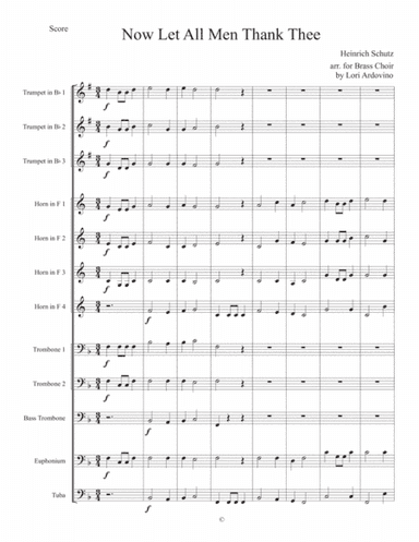 Now Let All Men Thank Thee (arr. Lori Ardovino)