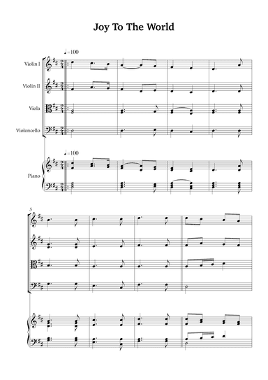 Joy To The World (arr. Karen Gueiros)