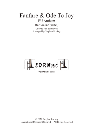 Fanfare and Ode To Joy for Violin Quartet (arr. Stephen Rockey)