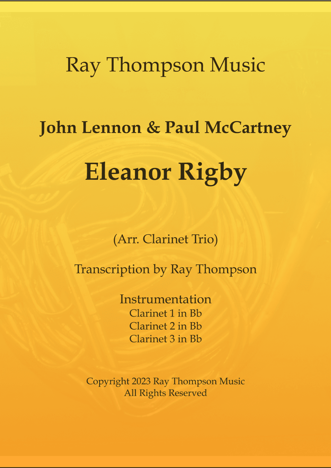 Eleanor Rigby (arr. Ray Thompson)