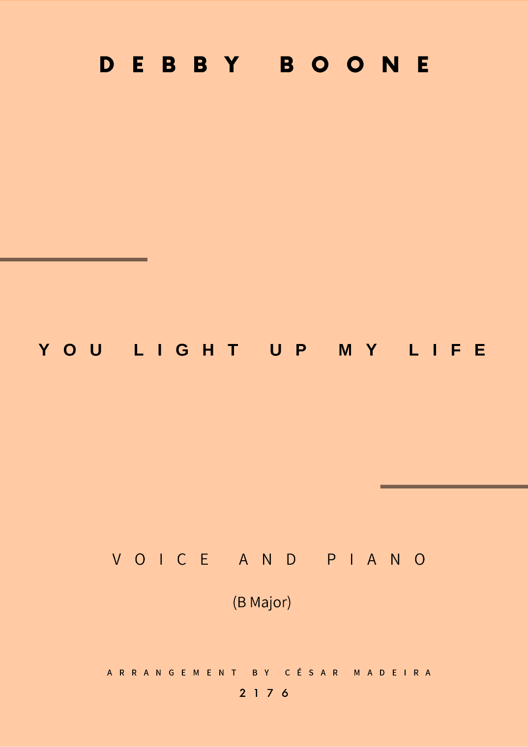 You Light Up My Life (arr. César Madeira)