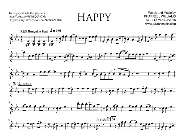 Happy (arr. Julia Yeon-Joo Oh)