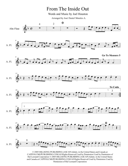 From The Inside Out (arr. José Daniel Morales A.)