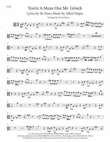 You're A Mean One, Mr. Grinch (arr. Kevin Busse)