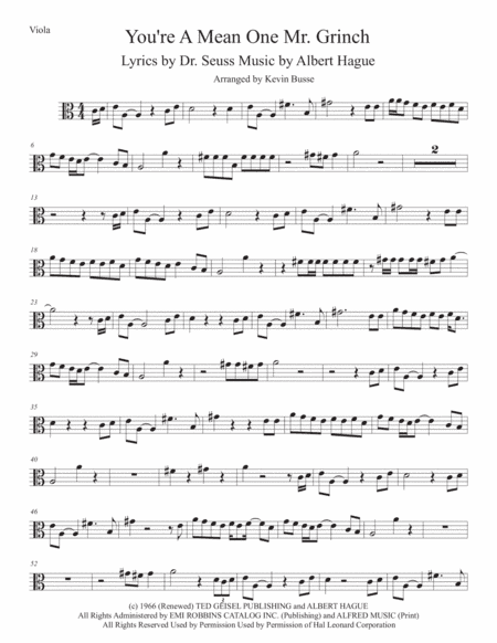 You're A Mean One, Mr. Grinch (arr. Kevin Busse)