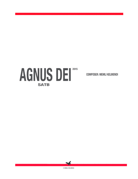 Agnus Dei for SATB