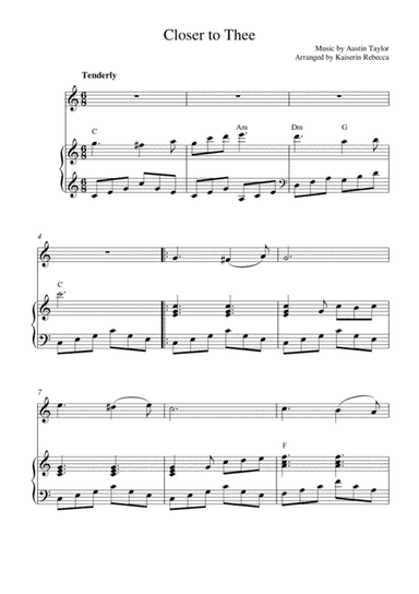 Closer to Thee (arr. Kaiserin Rebecca)