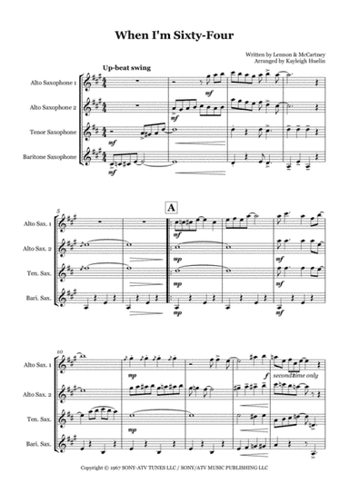 When I'm Sixty-four (arr. Kayleigh Huelin)