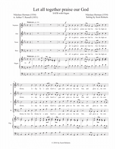 Let all together praise our God (arr. Scott Roberts)