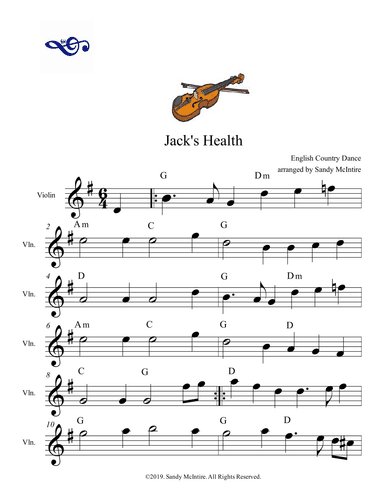Jack's Health (arr. Sandy McIntire)