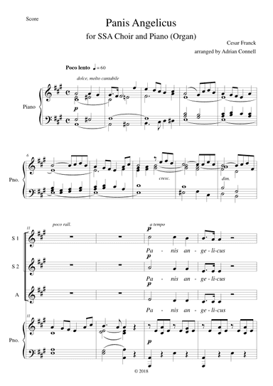 Panis Angelicus (arr. Adrian Connell)