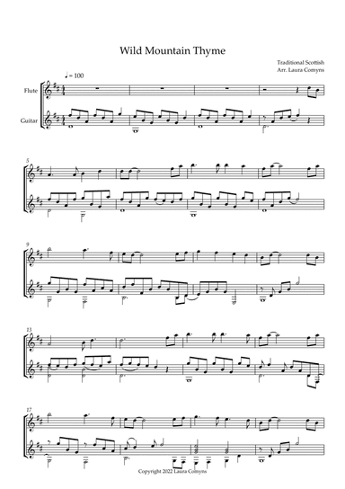 Wild Mountain Thyme (arr. Laura Comyns)