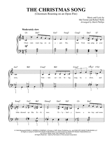 The Christmas Song (Chestnuts Roasting On An Open Fire) (arr. Mark Phillips)