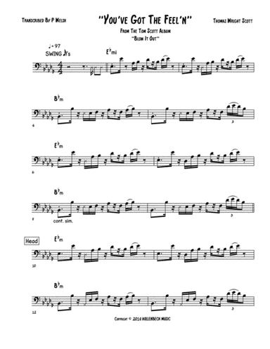 You've Got The Feel'n' (arr. Accubass)