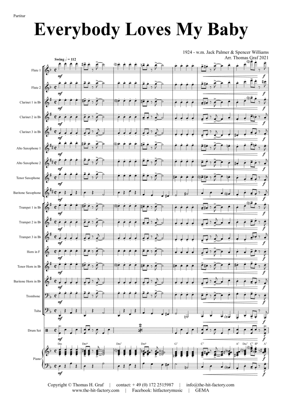 Everybody Loves My Baby - Jazz Classic - Concert Band (arr. Thomas Graf)