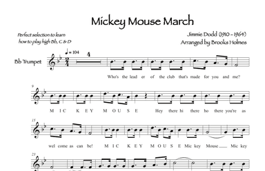 Mickey Mouse March (arr. Brooks Holmes)