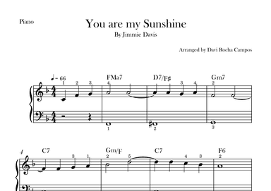 You Are My Sunshine (arr. Davi Rocha Campos)