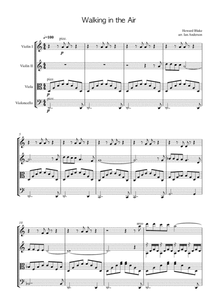 Walking In The Air (arr. Ian Anderson)