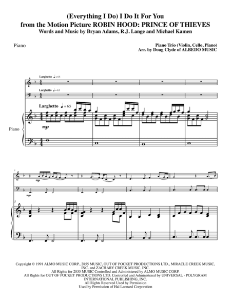 (Everything I Do) I Do It For You (arr. Doug Clyde)
