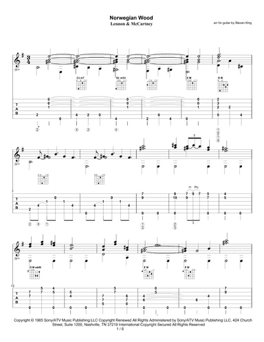 Norwegian Wood (this Bird Has Flown) (arr. Steven King)