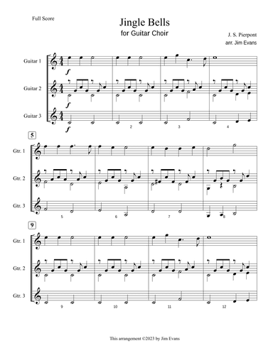Jingle Bells (arr. Jim Evans)