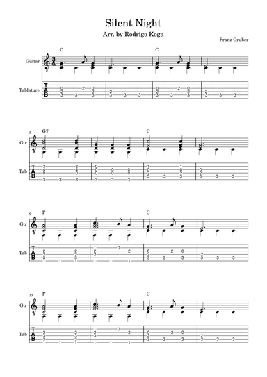 Silent Night (arr. Rodrigo Koga)