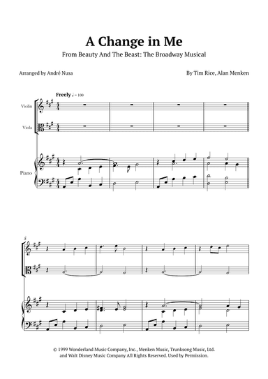 A Change In Me (arr. André Nusa)