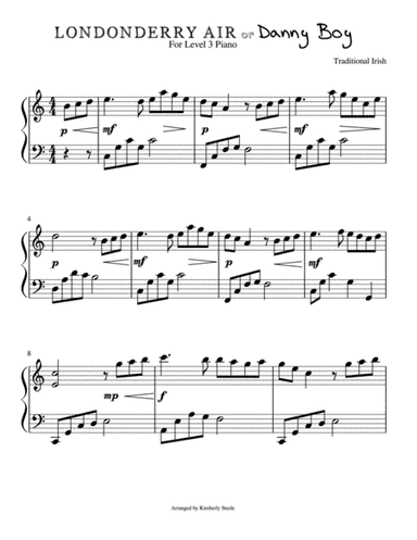 Best Recital: Londonderry Air (arr. Kimberly Steele)