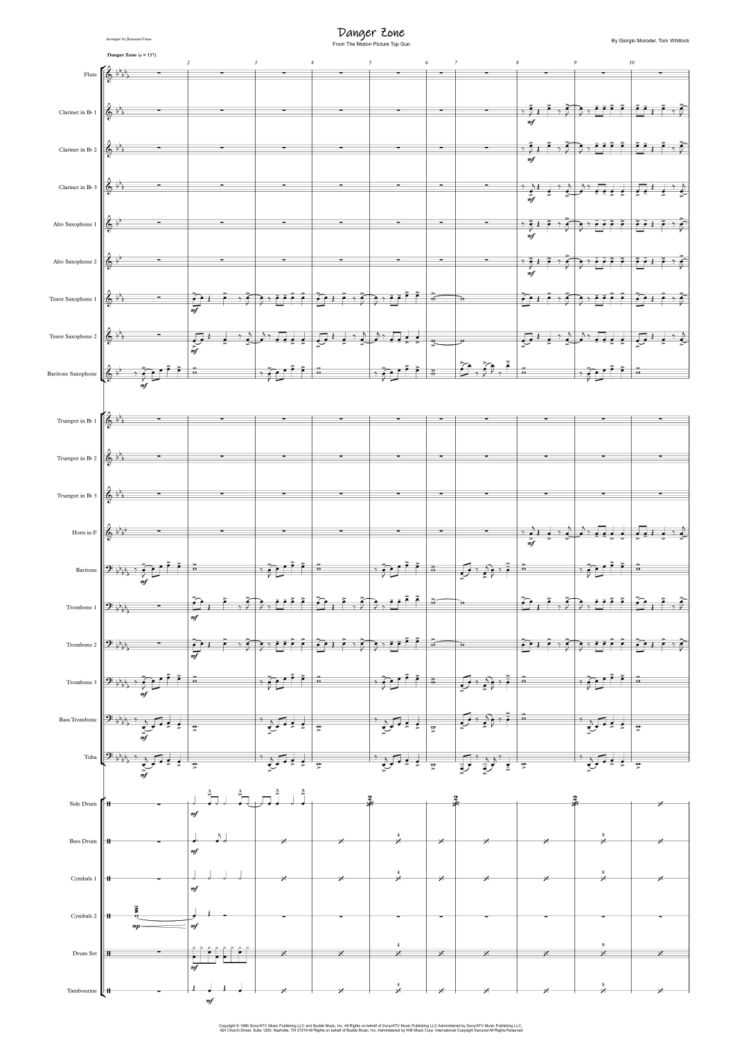 Danger Zone (arr. Jhonatan Lucio Viana)