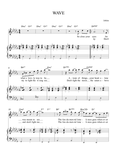 Wave (arr. Alex Nunes Rodriguez)
