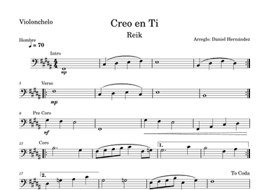 Creo En Ti (arr. Daniel Hernandez)