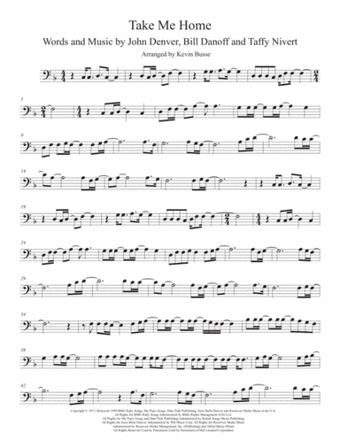 Take Me Home, Country Roads (arr. Kevin Busse)