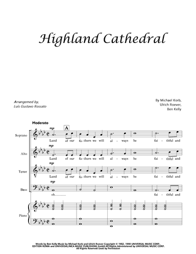 Highland Cathedral (arr. Luís Gustavo Rossato)