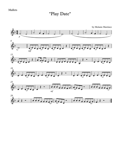 Play Date (arr. SongBird Music)