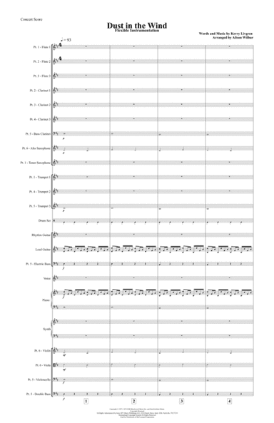 Dust In The Wind (arr. Alison Wilbur)
