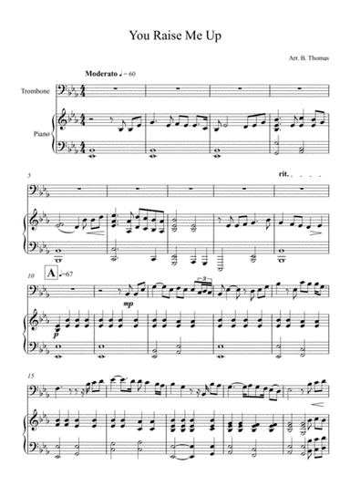 You Raise Me Up (arr. B. Thomas)