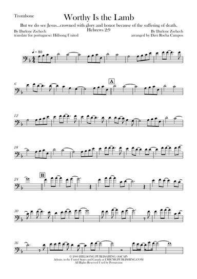 Worthy Is The Lamb (arr. Davi Rocha Campos)
