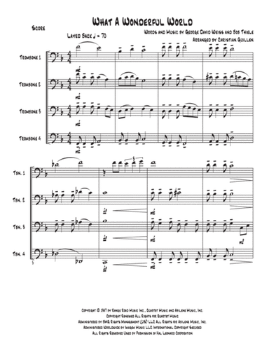 What A Wonderful World (arr. Christian Guillen)