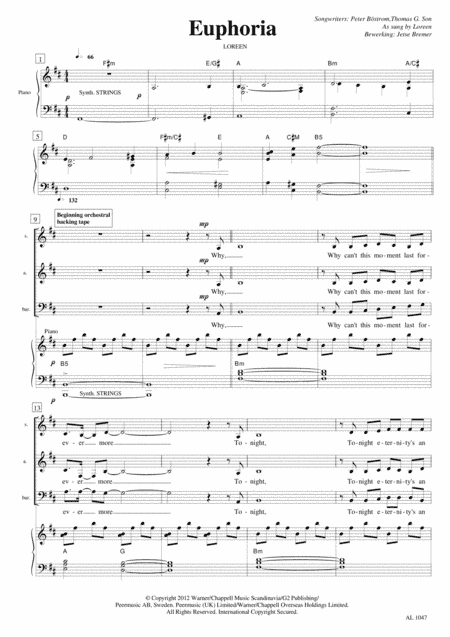 Euphoria (arr. Jetse Bremer)