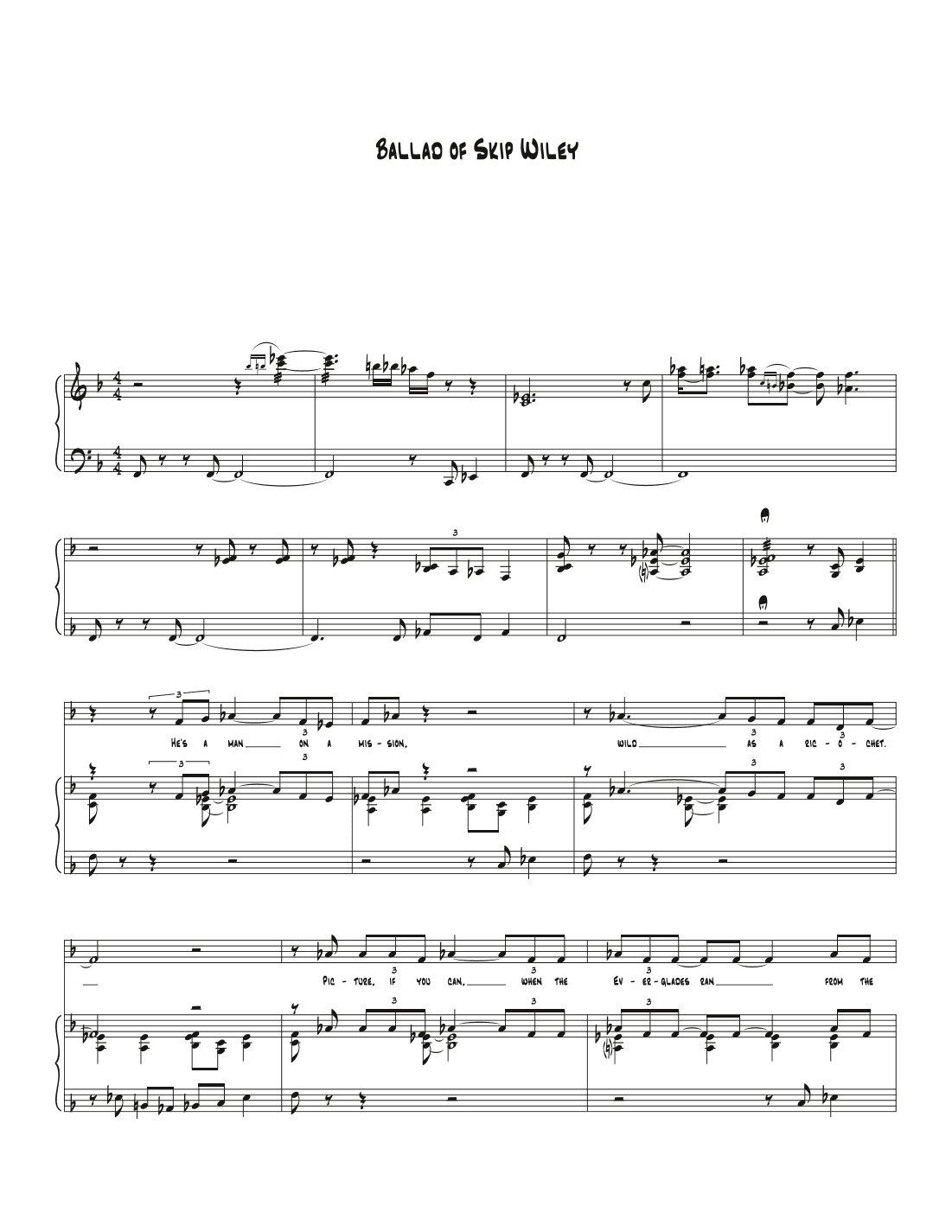 The Ballad Of Skip Wiley (arr. Biegler)