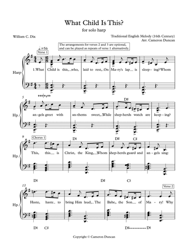 What Child Is This? (arr. Cameron Duncan)