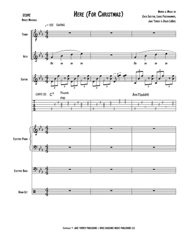 Here For Christmas (arr. Bruce Muckala)
