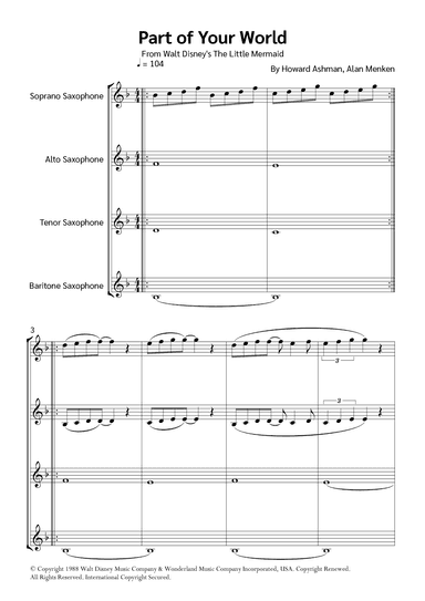 Part Of Your World (reprise) (arr. Jackson Spindler)