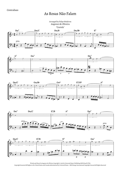As Rosas Nao Falam (arr. Felipe Medeiros)